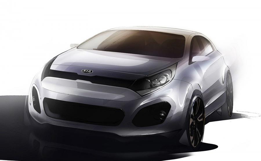 Kia Rio Sketches '2012